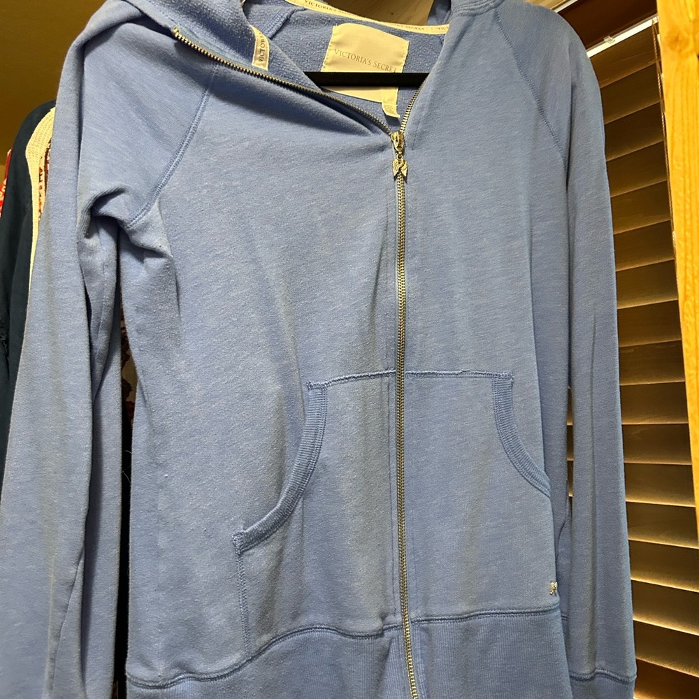 Victoria's Secret Light Blue Zip-Up Jacket